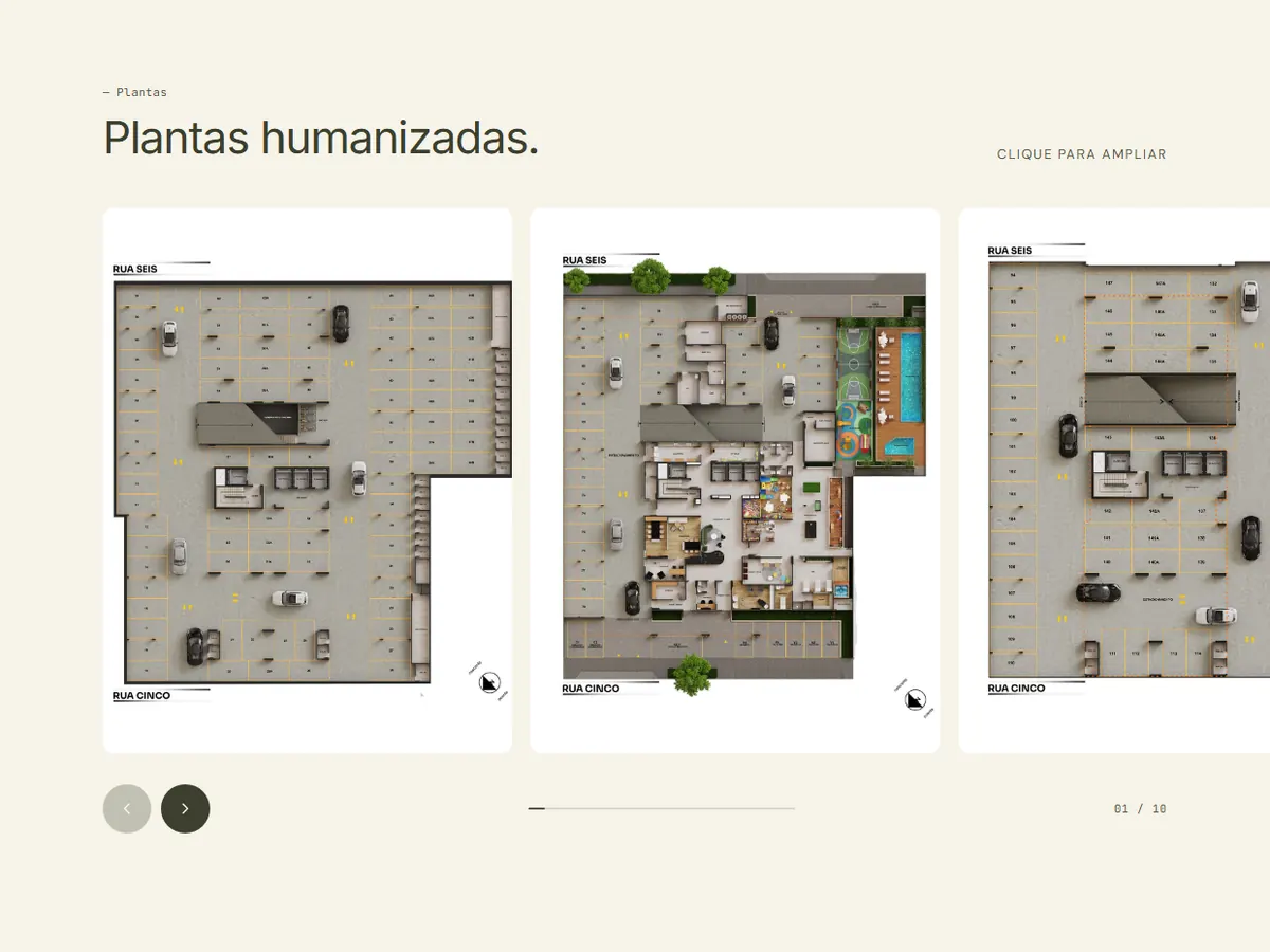 Plantas humanizadas, com zoom