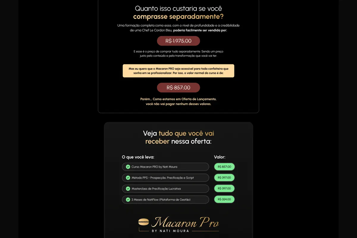 The offer: what each part is worth, and the launch price