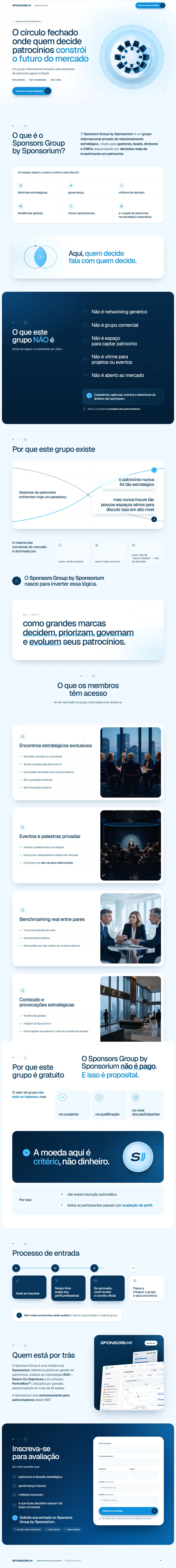 Sponsors Group: full page